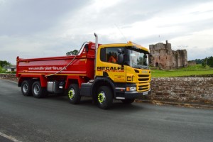 Scania Tipper Wagon at Brougham Castle