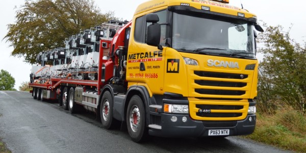 Metcalfe Plant Hire Road Haulage Division Full Load